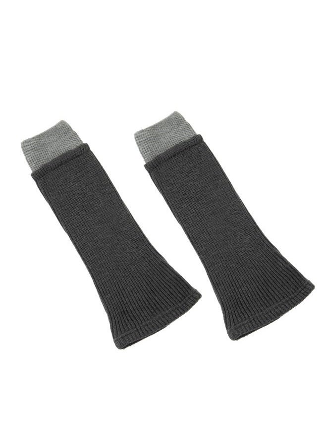 Soxbang Leg Warmers Kawaii Y2K Harajuku Legwarmers for Girls & Women - Gyaru, Goth & Lolita Accessories, Darkgrey, One size - Image 5