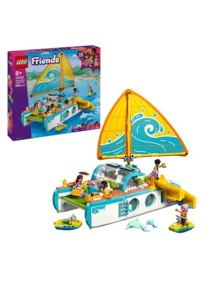 LEGO Friends Travel Boat Adventure Building Set - Image 1
