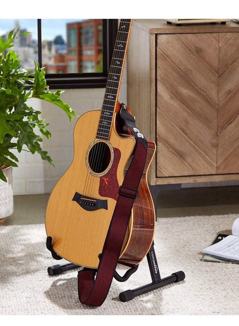 SYOSI Adjustable Guitar Strap For Electric/Acoustic Guitar/Bass - Includes 3 Pick Holders - Cotton Strap Guitar Strap for Acoustic, Classical, Electric and Bass Guitars - Image 3