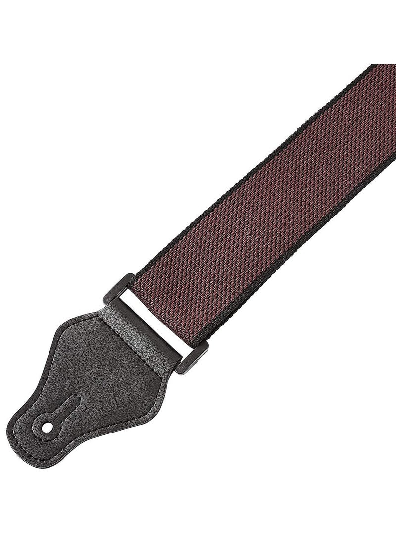 SYOSI Adjustable Guitar Strap For Electric/Acoustic Guitar/Bass - Includes 3 Pick Holders - Cotton Strap Guitar Strap for Acoustic, Classical, Electric and Bass Guitars - Image 4