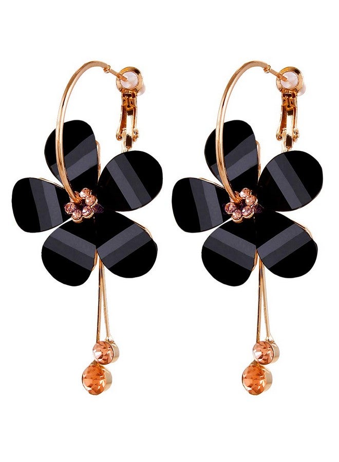 YouBella Jewellery Gold Plated Floral Earrings for Girls and Women (Combo) - Image 2