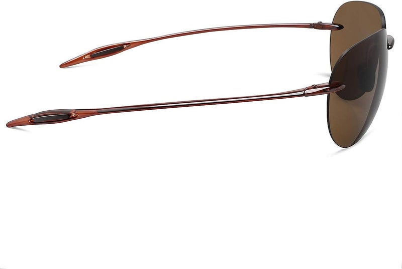 JULI Eyewear نظارات شمسية رياضية JULI للرجال والنساء إطار بدون حواف TR90 للجري وصيد الأسماك والجولف وركوب الأمواج والقيادة - Image 3