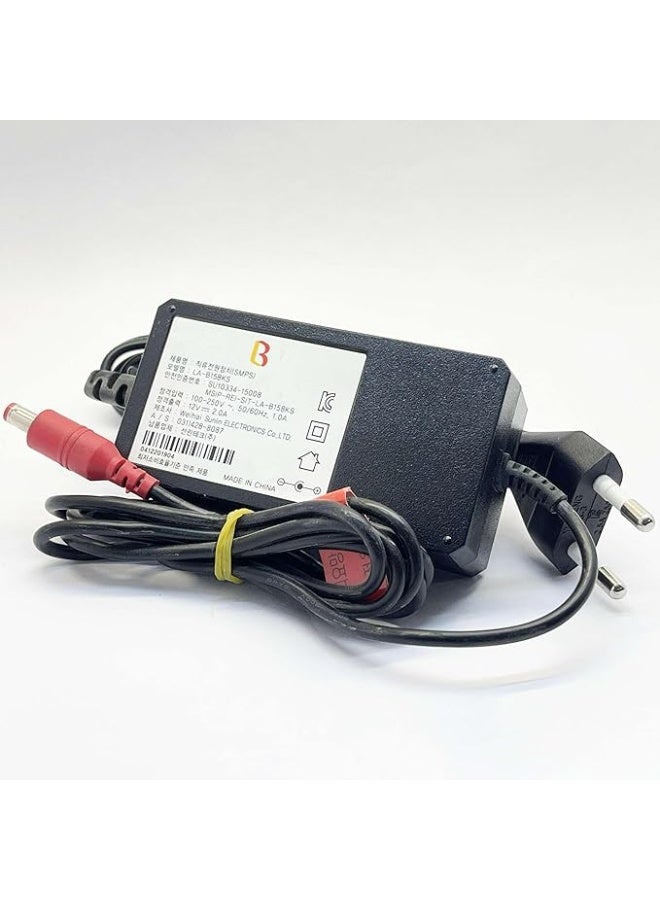 High Quality Adapter 12V 2A with Single Jack (5.5×2.5mm) Used Like New - Image 4