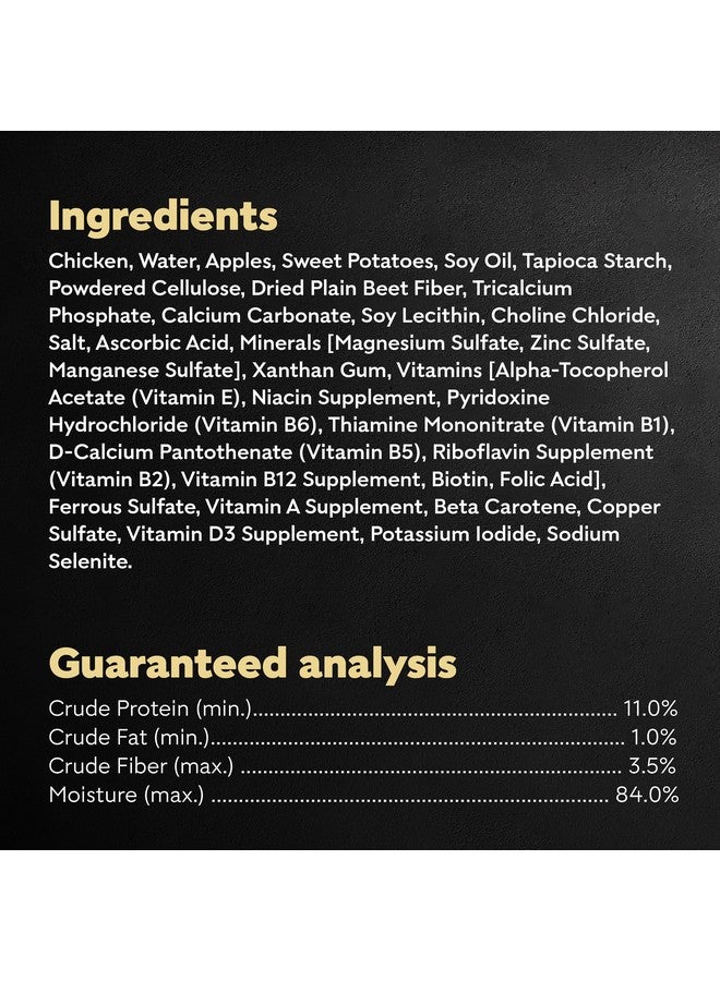 CESAR WHOLESOME BOWLS Adult Soft Wet Dog Food Chicken, Apple & Sweet Potato Recipe, (10) 3 oz. Bowls - Image 3