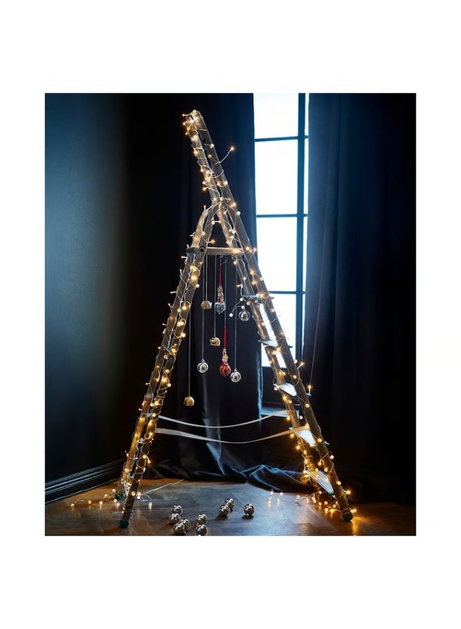 شريط إضاءة LED مزود بـ 24 مصباحًا، اللون الداخلي - فضي - Image 4