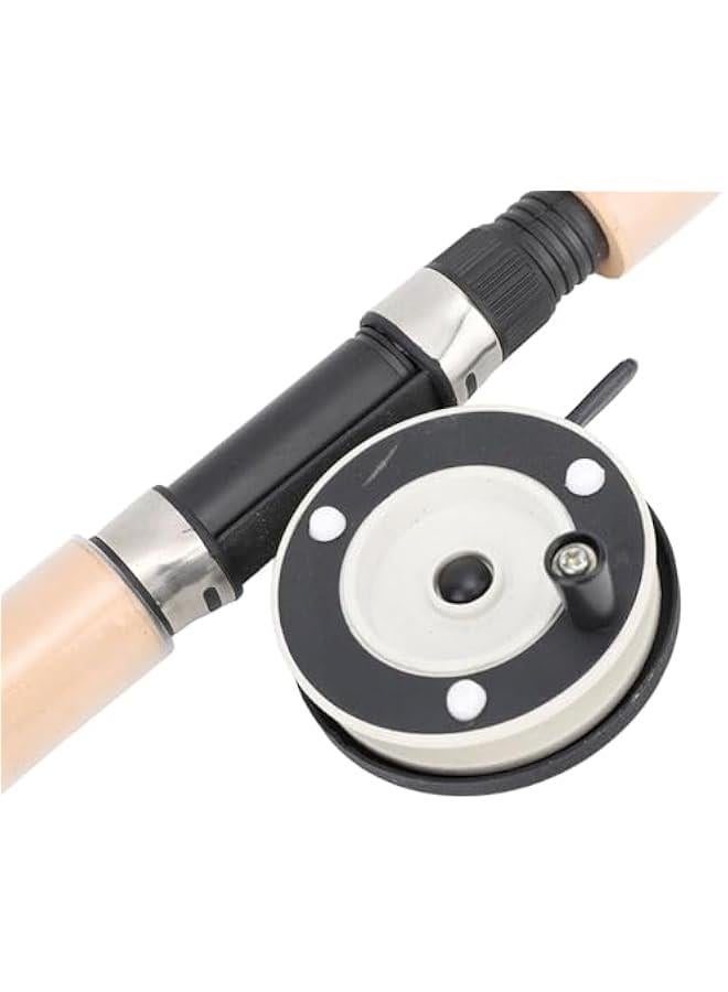 OCTOBER 65cm Ice Fishing Rod Reel Combo, Fishing Pole Kit, Smooth Rotation, Comfortable Grip, Non Slip, Spinning Ice Fishing Combo, Fiberglass Material, #711 - Image 3