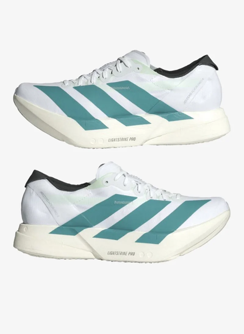 Adidas Adizero Adios Pro 4 M White Running Shoes For Men