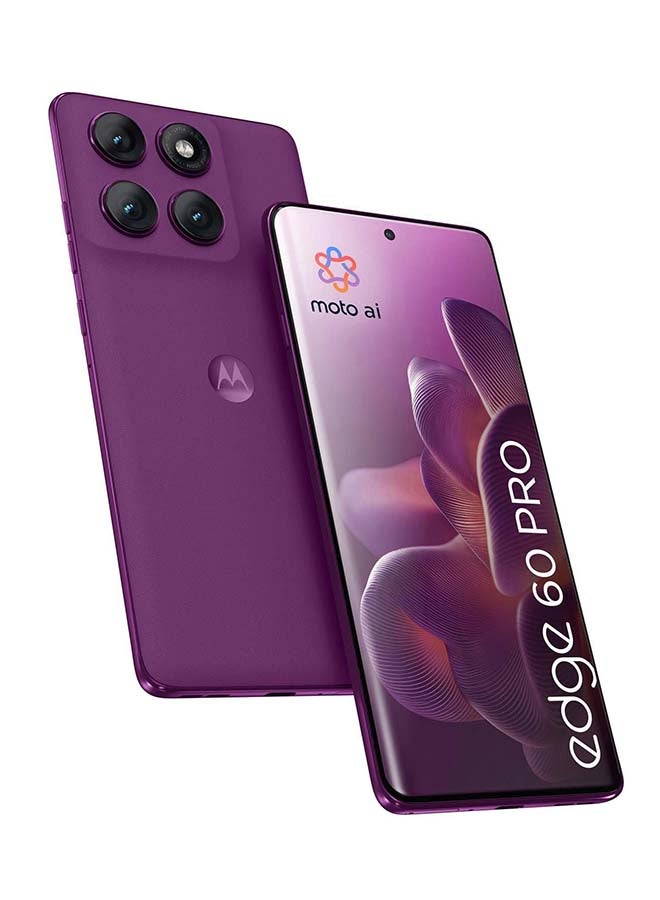 Motorola Edge 60 Pro Pantone Sparkling Grape 12GB RAM 512GB 5G - Middle East Version - Image 1