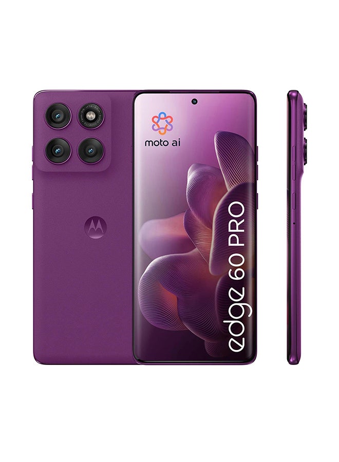 Motorola Edge 60 Pro Pantone Sparkling Grape 12GB RAM 512GB 5G - Middle East Version - Image 3