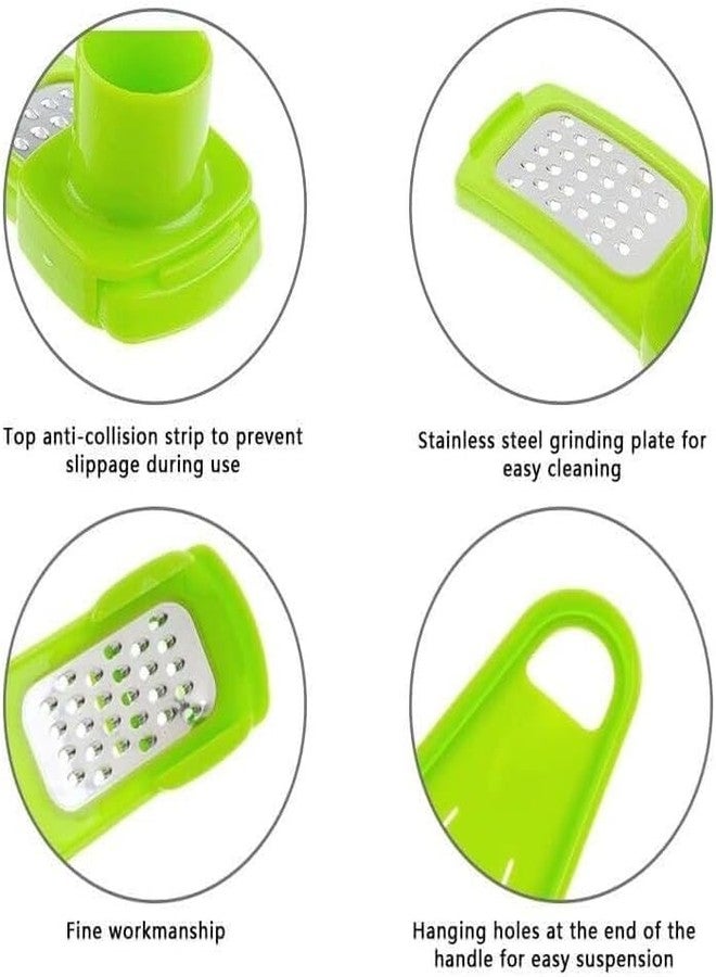 Mozff Multifunction Cutter Grater Stainless Steel Pressing Garlic Slicer, Cutter Shredder Kitchen To Garlic Slicer Stainless Steel Shredder .Kitchen Tool slicer vegetable cutter - Image 4