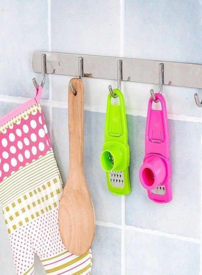 Mozff Multifunction Cutter Grater Stainless Steel Pressing Garlic Slicer, Cutter Shredder Kitchen To Garlic Slicer Stainless Steel Shredder .Kitchen Tool slicer vegetable cutter - Image 3