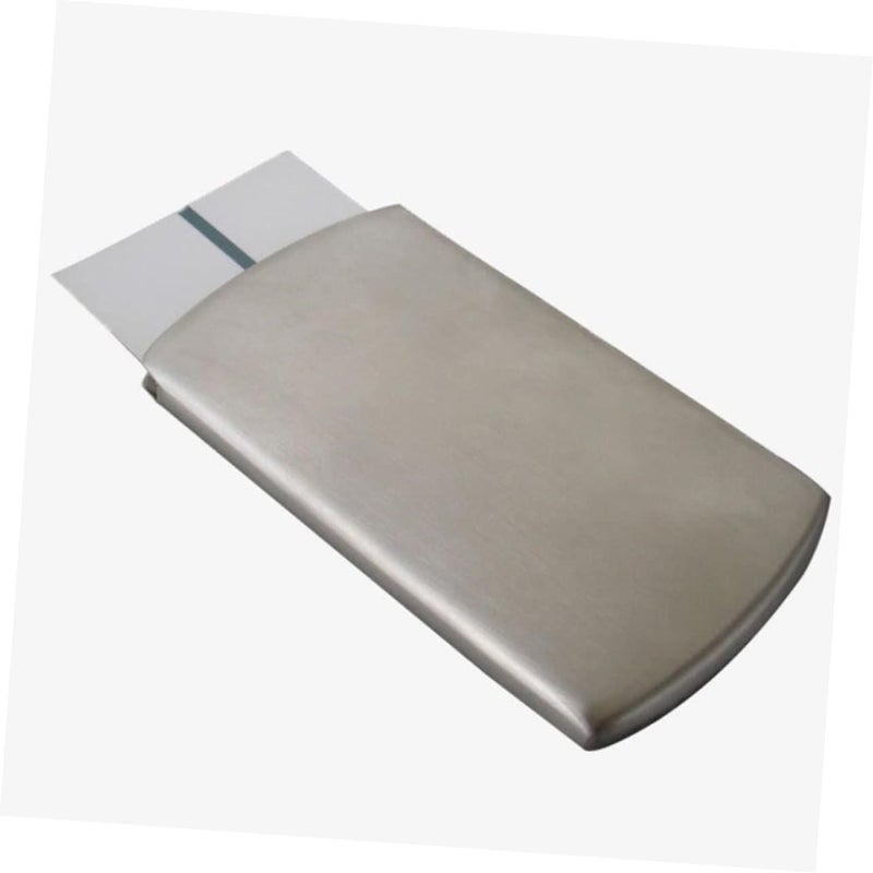 Lurrose Portable Pu Business Card Holder Sleek Design for Professionals Holds 1 Credit and Name Cards - Image 4