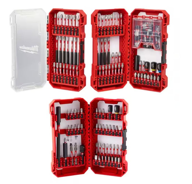 Milwaukee SHOCKWAVE Impact Duty Alloy Steel Drill and Screw Driver Bit Set (100-Piece) - Image 1