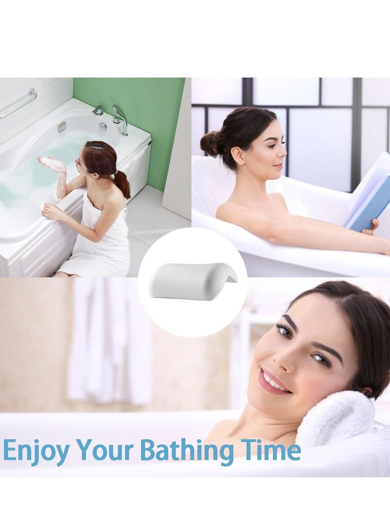 SYOSI Bath Pillow for tub, Waterproof Bath Pillows for tub Neck and Head Support, Comfortable Bath tub Pillow headrest for Soaking, Spa, Tub Pillow for Bath Accessories with Strong Non-Slip Suction Cups - Image 4