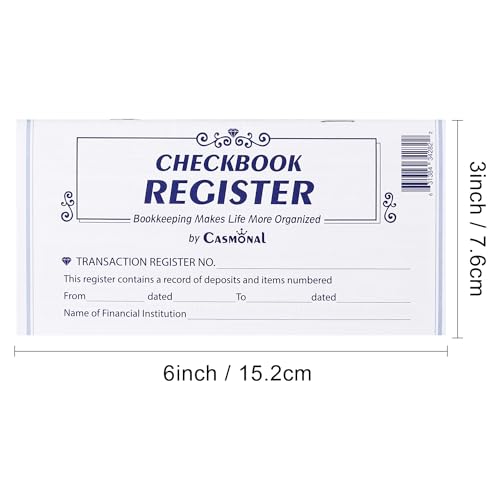 Casmonal 12 Pack Checkbook Register, Check Register Books for Personal and Work Use, Transaction Registers, Accounting Ledger Books, and Checking Account Register Books, 24/25/26 Calendars - Image 5