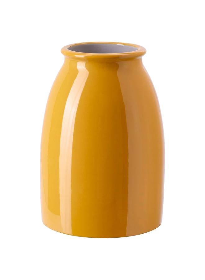 Zaboon Vase, bright yellow, 21 cm - Image 1