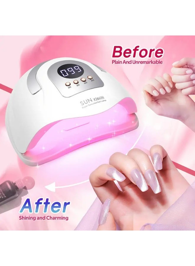OSYA UV LED Nail Lamp, UV Light for Nails 380W Led Lamp for Gel Nails, Professional Nail Dryer 81 LEDs Automatic Sensor - Led Nail Lamp - Image 1