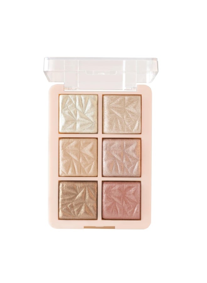 مارس لوحة هايلايتر مارس غلوزيلا بستة ألوان | سهلة الدمج وطويلة الأمد | توهج ساطع (١٢ غرامًا) (اللون ٠٢) - Image 1