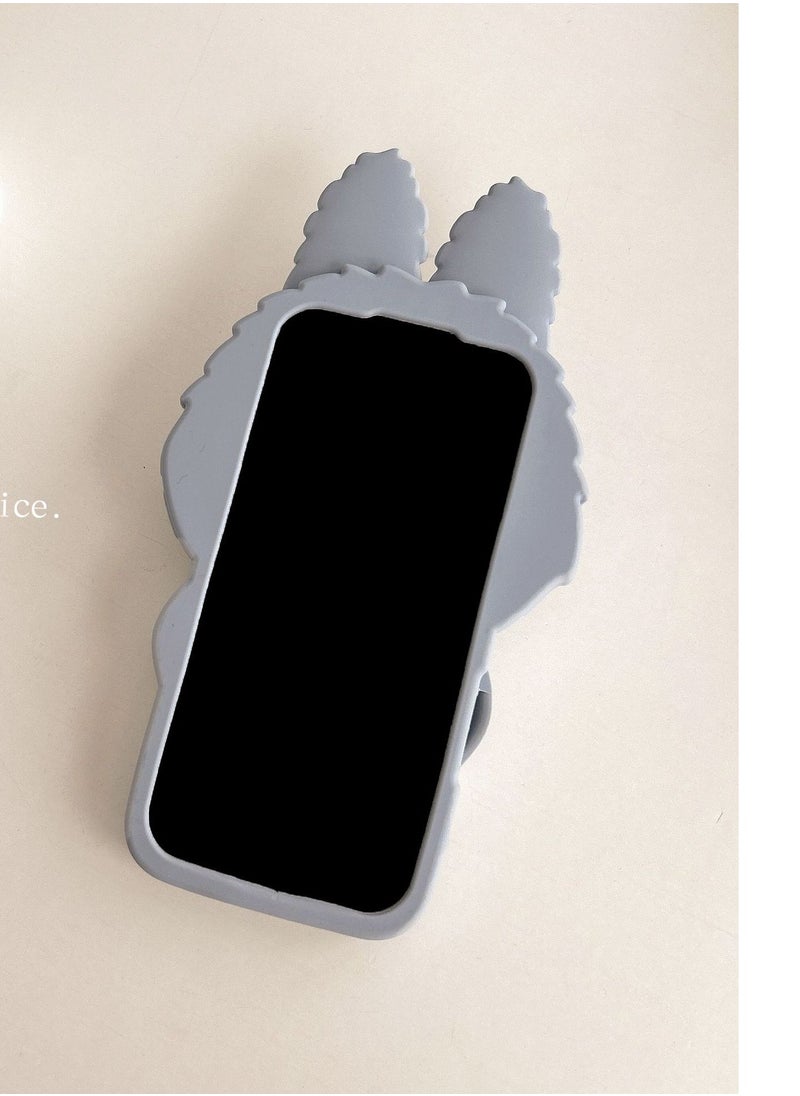 Labub cartoon cute three-dimensional phone case anti-drop cover