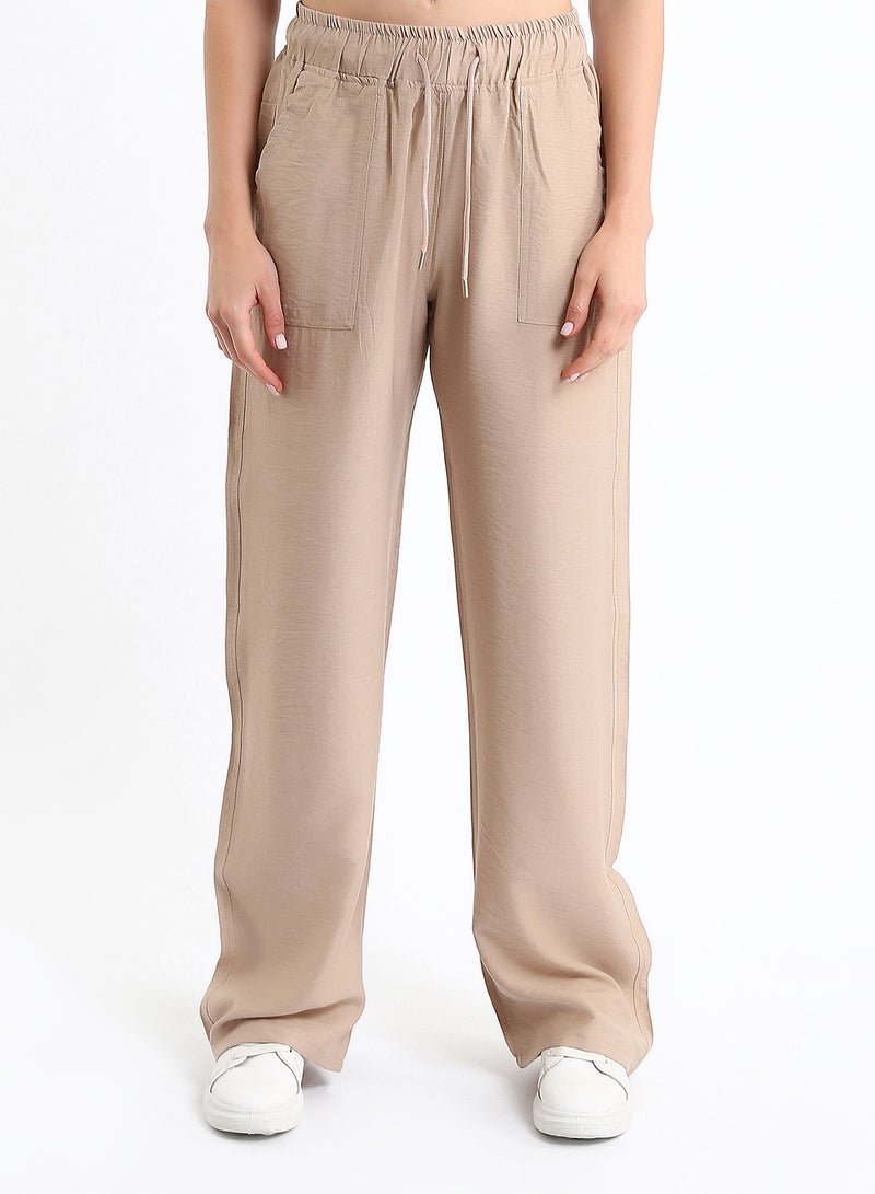 LC WAIKIKI Elasticated Waist Women's Trousers - Image 3
