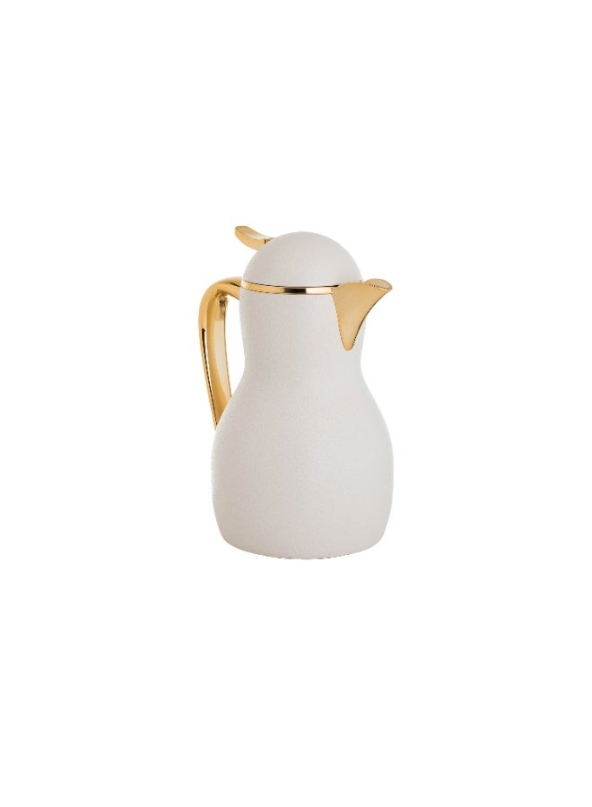 Host Luxury Coffee Thermos Beige With Gold Design 350ml - Image 4