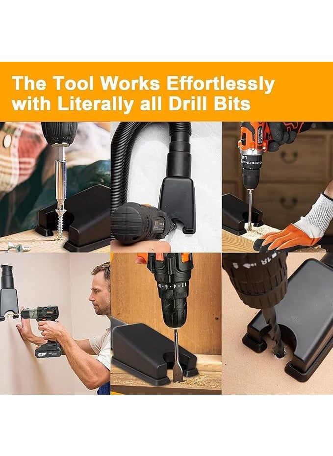 GNOLY - GNOLY Vacuum Attachment Hammer and Drill Dust Collector Extraction Tool Electric Drills Dust Catcher Dust Collector for Hammer Drywall Drills 1Pcs - Image 1