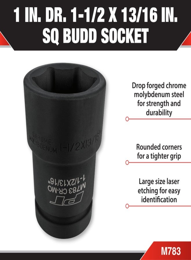 بيرفورمانس تول أداة الأداء M783 محرك 1 بوصة 1-1/2 بوصة × 13/16 بوصة مقبس Budd مربع - Image 2