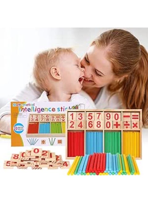 Wooden Consecutive Numbers Multiplication Table Puzzle Blocks for Kids, Multiplication Table Game, Multiplication Table