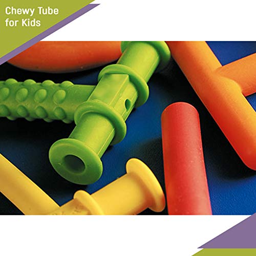 Safe-O-Kid® Non-Toxic Speech Therapy Tool – BPA-Free Pure Silicone Chewy Tube for Toddlers | Develops Biting Skills Safely | T-Shape (Green, Pack of 2) - Image 5