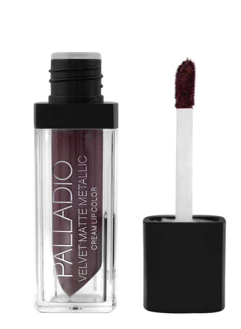 PALLADIO PALLADIO Velvet Matte Metallic Cream Lip Color/ Opulent  - Image 2