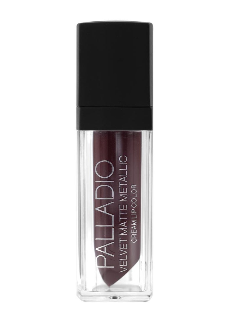 PALLADIO PALLADIO Velvet Matte Metallic Cream Lip Color/ Opulent  - Image 1