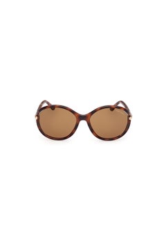 TOM FORD Women's Round Shape  Sunglasses FT109053E59 Lens Size: 59 Millimeter - Blonde Havana  - Image 2
