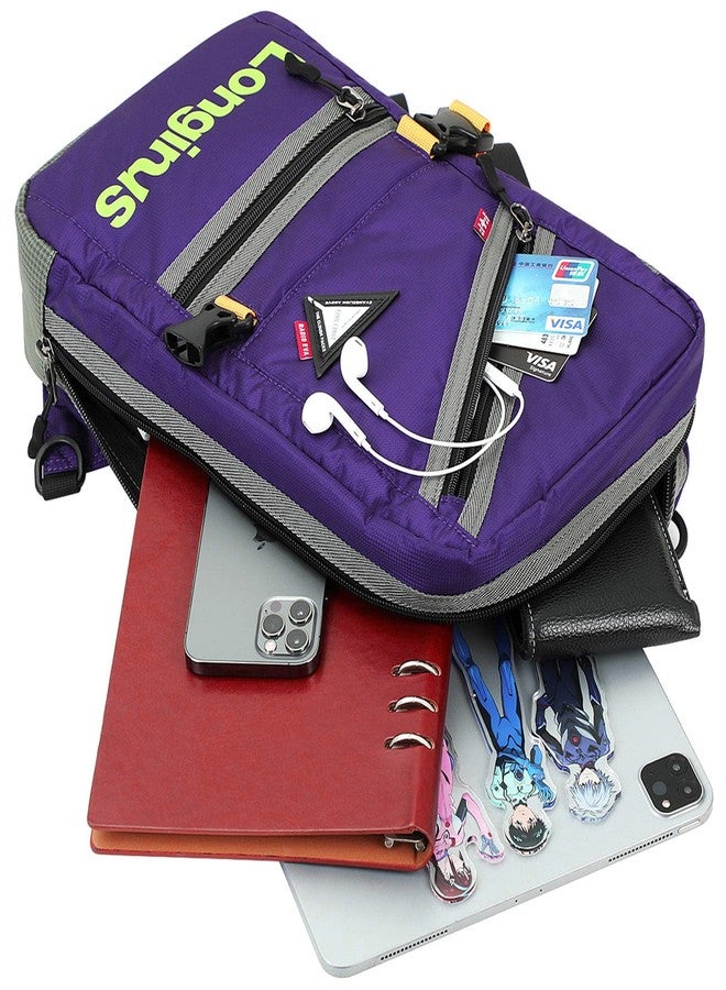 FIREFIRST Neon Genesis Evangelion Crossbody Shoulder Bag - Chest Sling Bags With a Built-in Rain Cover - Image 5