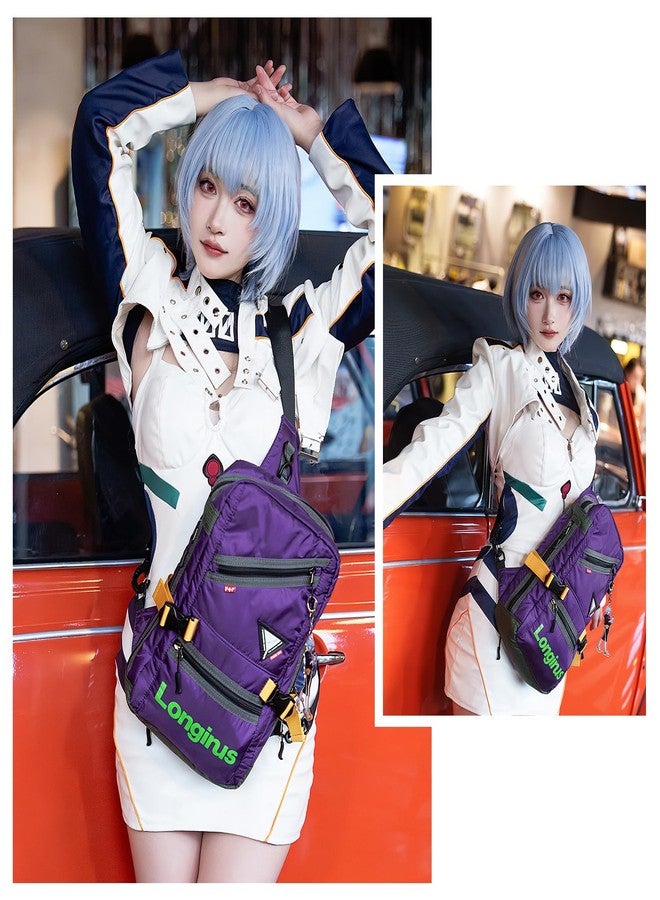 FIREFIRST Neon Genesis Evangelion Crossbody Shoulder Bag - Chest Sling Bags With a Built-in Rain Cover - Image 3