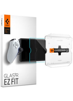 Glastr Ez Fit for PlayStation Portal Remote Player Screen Protector Premium Tempered Glass with Easy Install Kit