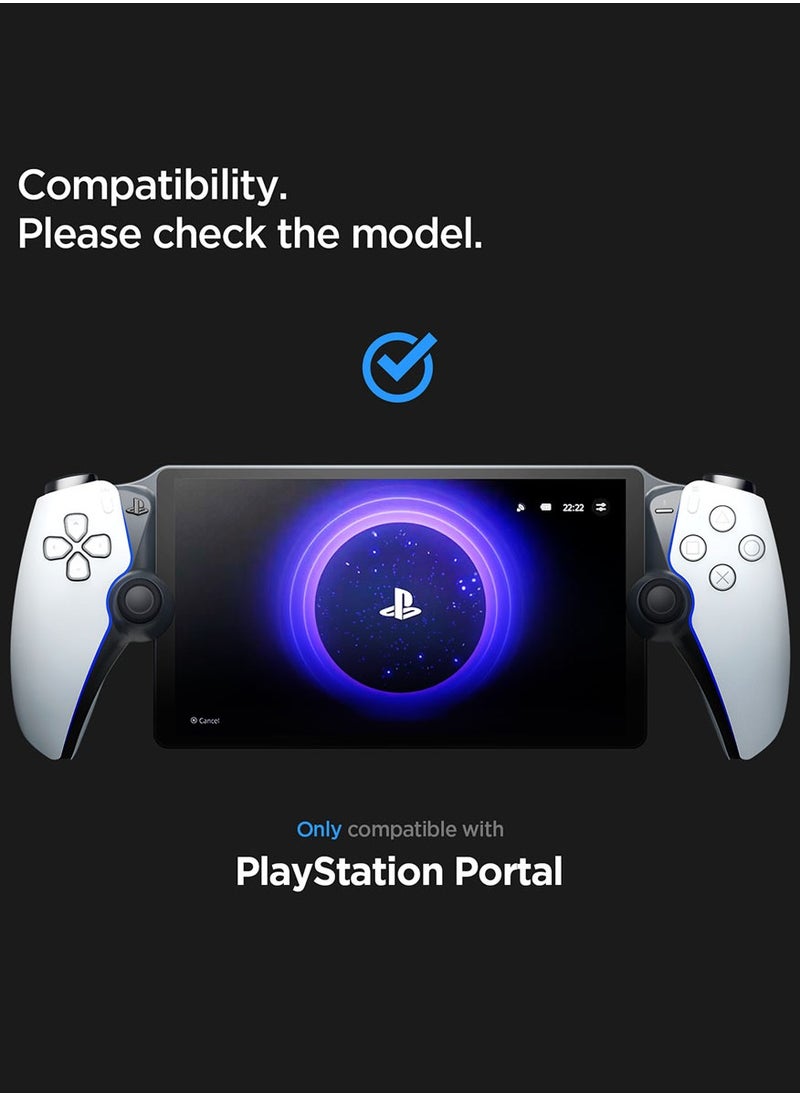 Spigen - Glastr Ez Fit for PlayStation Portal Remote Player Screen Protector Premium Tempered Glass with Easy Install Kit - Image 1