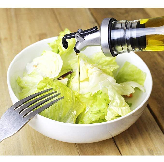 KIDINGTON Oil Vinegar Dispenser Gravy Boat Kitchen Oil Bottle LeakProof Soy Sauce Vinegar Storage Oil BottleOil Dispenser for Kitchen500 ml Bottle4 Pcs - Image 4