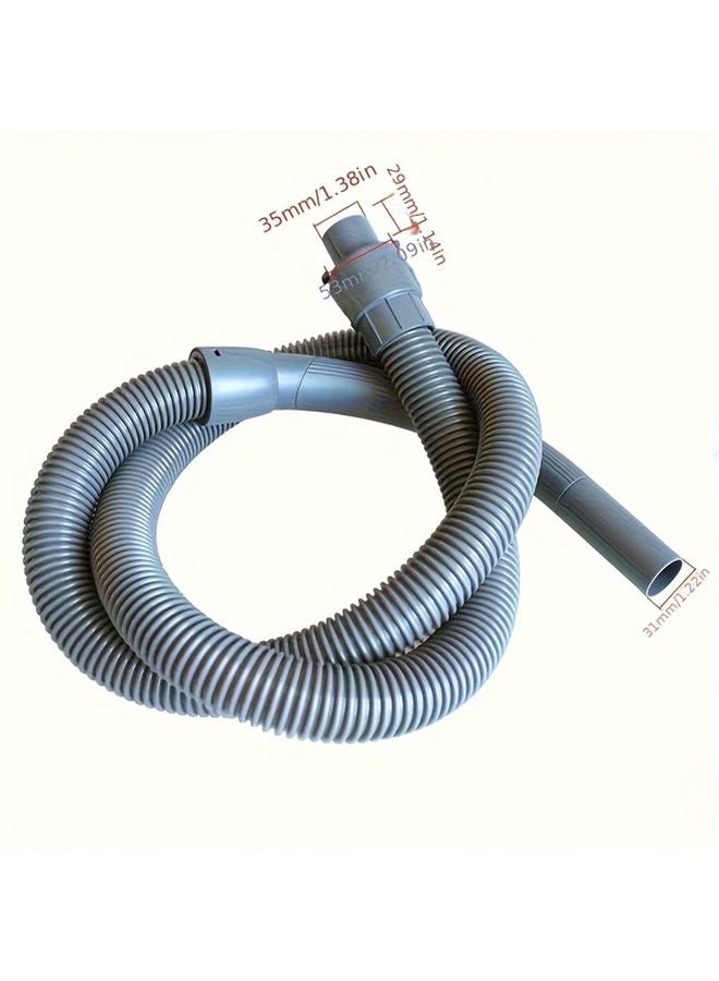 محول خرطوم مكنسة كهربائية أسود 35 ملم إلى 32 ملم، خرطوم بلاستيكي مرن متوافق مع موديلات ميديا وفيليبس وكارشر وإلكترولوكس - Image 3