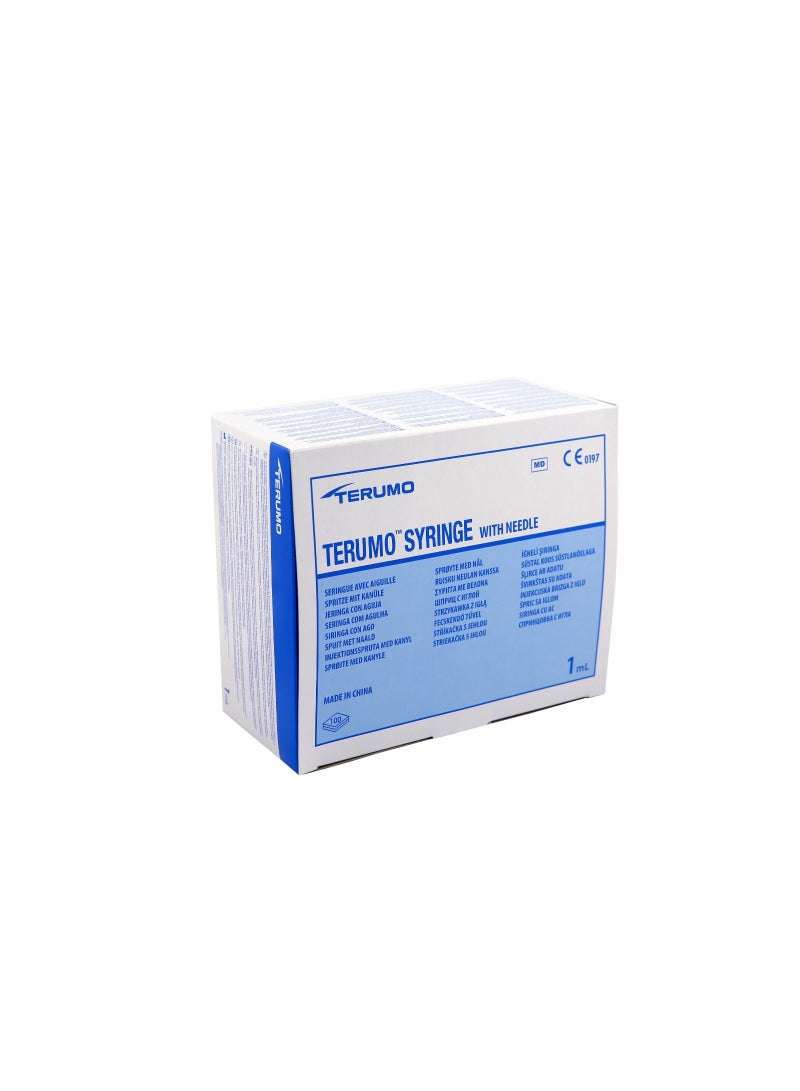 TERUMO 1mL Sterile Disposable Syringe with Needle (26G × 1/2") - Image 2