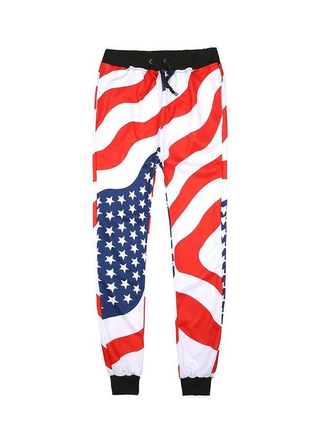 KUYING New One Piece Printed Legged Sports And Leisure Pants  - Image 1