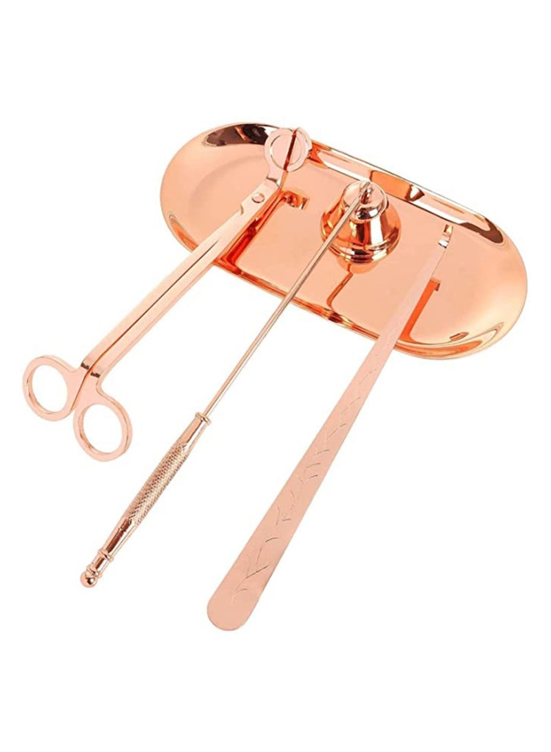 كابتن تيك 3 in 1 Candle Accessory Gift Package Set Wick Trimmer Cutter Long Handle Extinguisher Dipper - Image 2