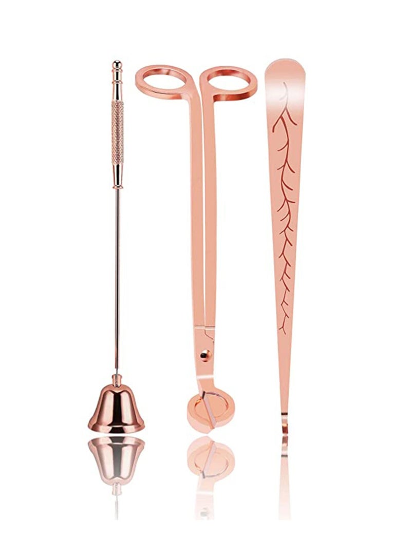كابتن تيك 3 in 1 Candle Accessory Gift Package Set Wick Trimmer Cutter Long Handle Extinguisher Dipper - Image 1