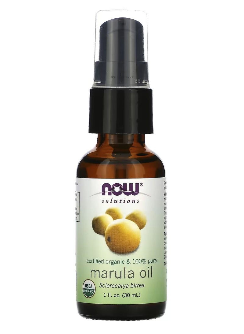 now Solutions Certified Organic And Pure Marula Oil