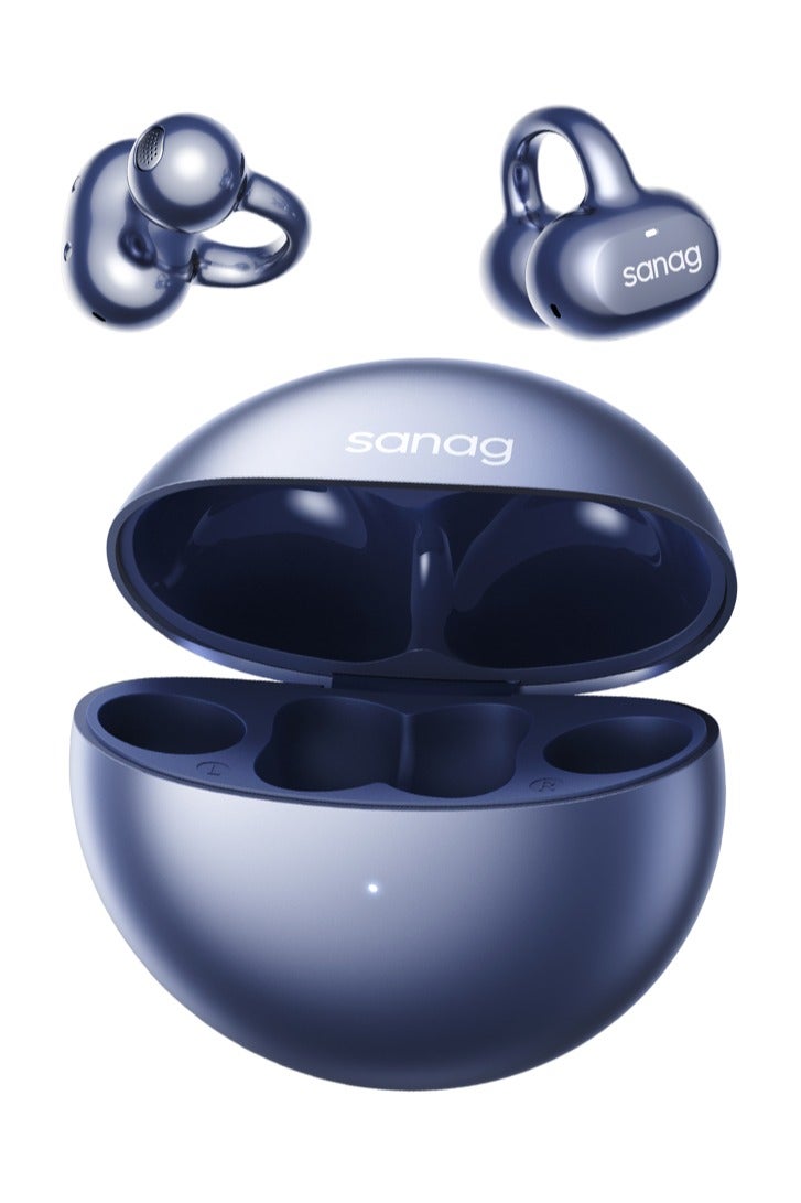 sanag S6S Pro Open-Ear Bluetooth Headphones, 4g Ultra-Light, 50H Battery, Immersive Sound, IPX4 Waterproof, Smart App Control - Image 1