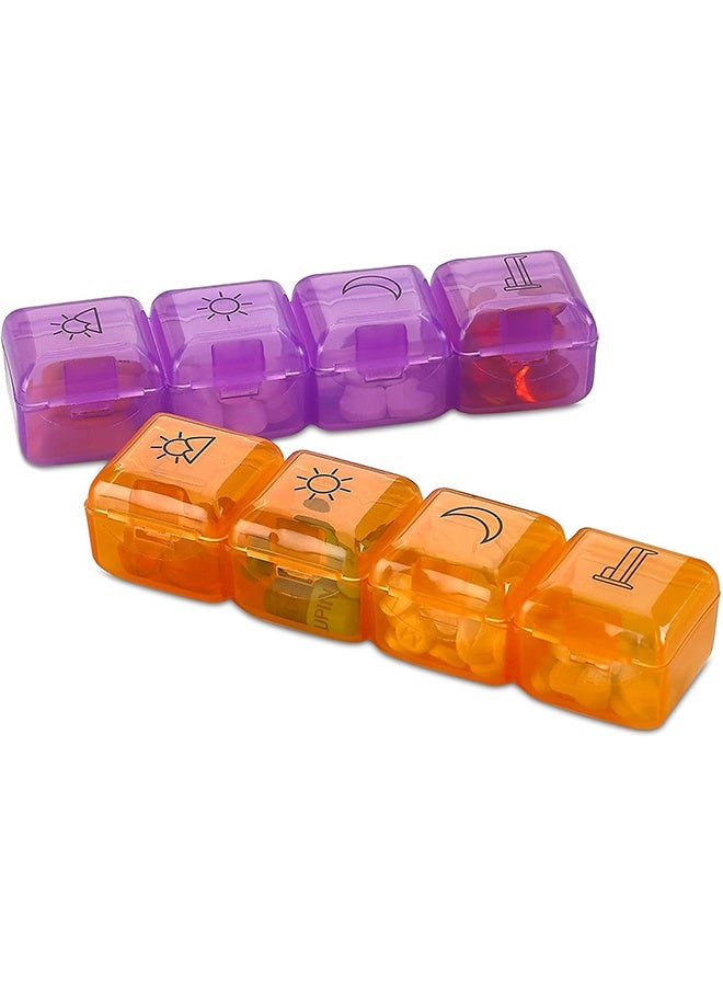 JS Weekly Prescription Medicine 28-Slot Case Pill Organizer - Image 2