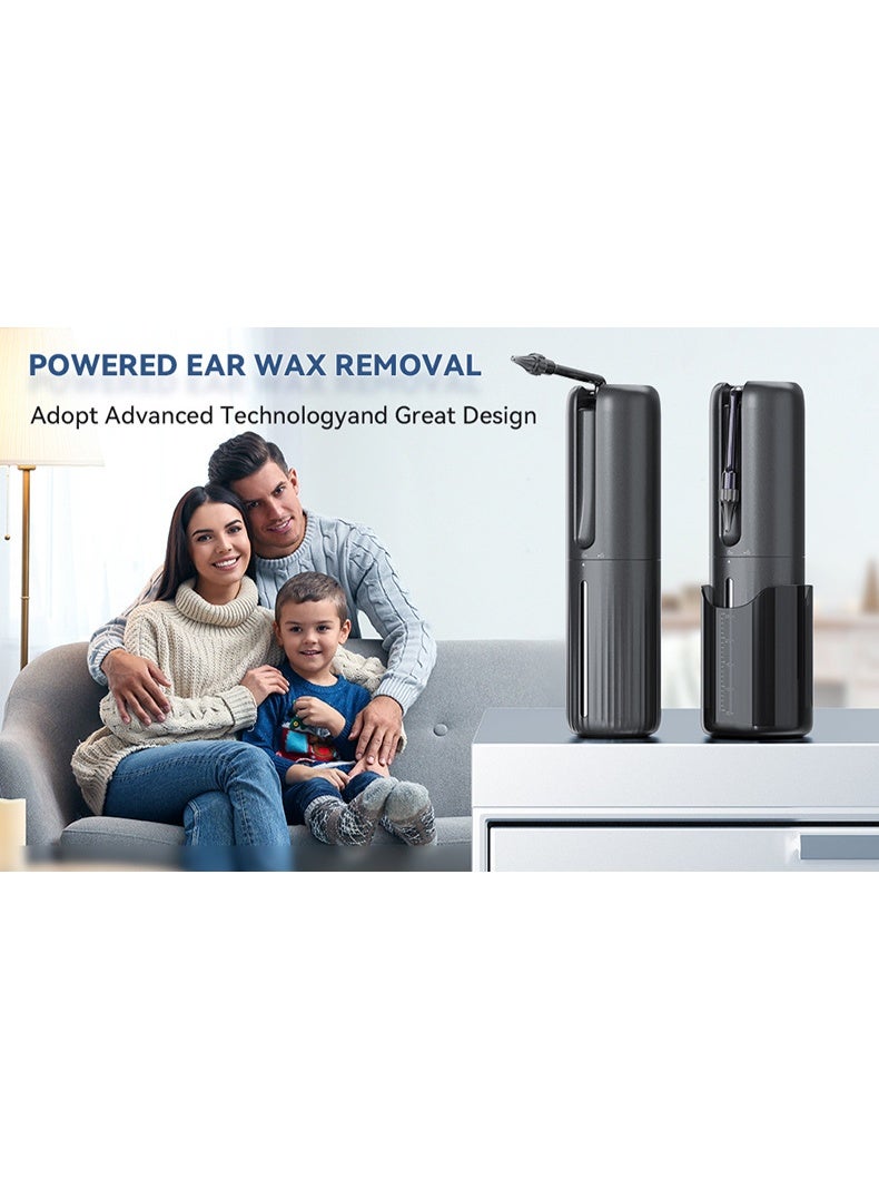 KISSUN Electric Ear Wax Removal System - Water Powered Ear Cleaner with 4 Pressure Modes & USB Rechargeable - Image 2