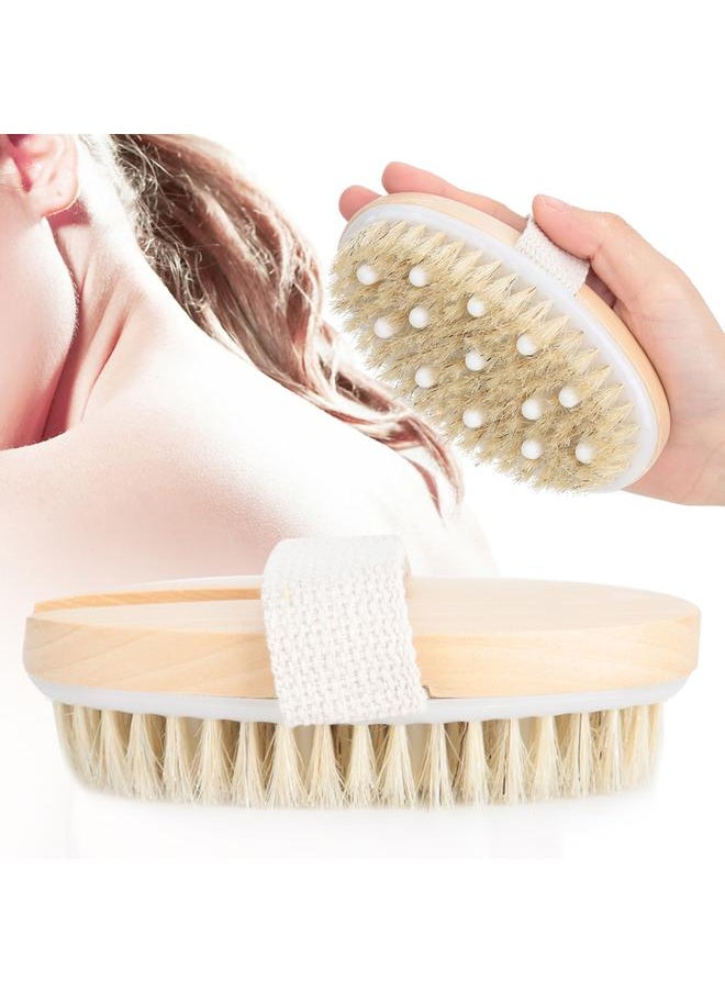 Thoraya 2 in 1 Professional Oval Bathing Brush Head Shower Massage Cleaning Brush Head Primary ColorPrimary Color  - Image 4