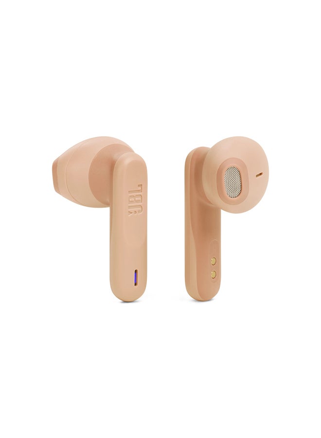 JBL Wave Flex True Wireless Earbuds, Deep Base Sound, Comfortable Fit, 32H Battery, Smart Ambient + Talkthru, Hands-Free Call, Voiceaware, Water And Dust Resistant Beige - Image 4