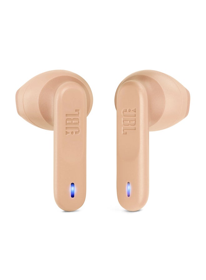 JBL Wave Flex True Wireless Earbuds, Deep Base Sound, Comfortable Fit, 32H Battery, Smart Ambient + Talkthru, Hands-Free Call, Voiceaware, Water And Dust Resistant Beige - Image 3