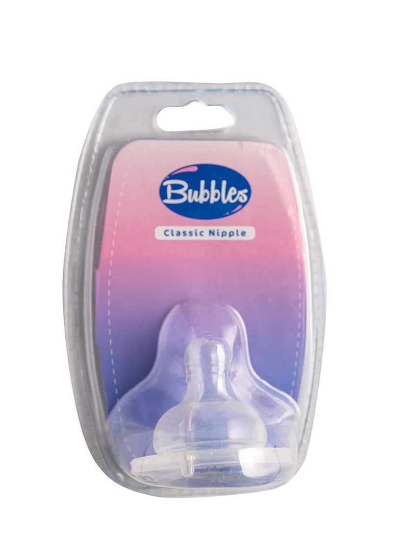 Bubbles Natural bottle nipple 2 m